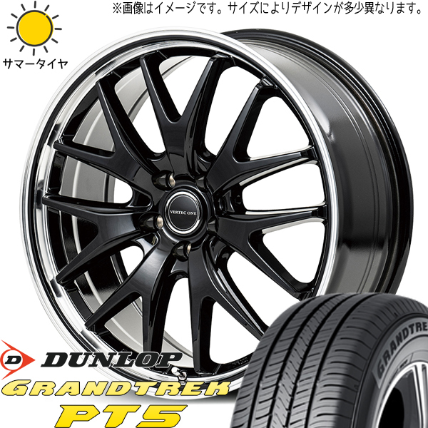 225/60R17 XV フォレスター レガシィ D/L PT5 MID EXE7 17インチ 7.0J +50 5H100P サマータイヤ ホイールセット 4本_画像1