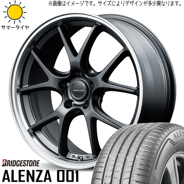 235/55R19 RAV4 アウトランダー BS アレンザ001 MID EXE5 19インチ 8.0J +42 5H114.3P サマータイヤ ホイールセット 4本_画像1