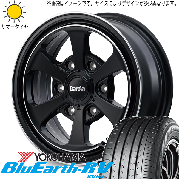 205/55R16 マーク2 シルビア Y/H BluEarth RV RV03 MID ガルシア ダラス6 16インチ 7.0J +40 5H114.3P サマータイヤ ホイールセット 4本_画像1