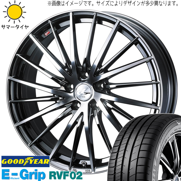 215/65R16 アルファード GY RVF02 レオニス FR 16インチ 6.5J +40 5H114.3P サマータイヤ ホイールセット 4本_画像1