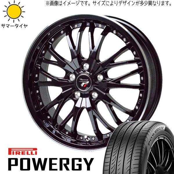 215/50R17 プリウスα PIRELLI パワジー プレシャス HM3 17インチ 7.0J +38 5H114.3P サマータイヤ ホイールセット 4本_画像1