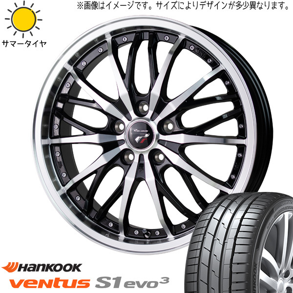 225/40R18 86 プリウス BRZ HANKOOK ベンタス K127 プレシャス HM3 18インチ 7.5J +55 5H100P サマータイヤ ホイールセット 4本_画像1