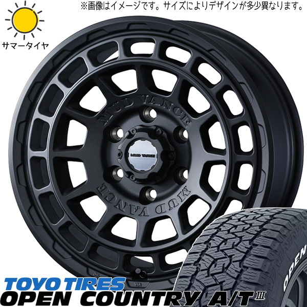 215/65R16 ハイエース TOYO オプカン A/T3 マッドヴァンスX 16インチ 6.5J +38 6H139.7P サマータイヤ ホイールセット 4本_画像1