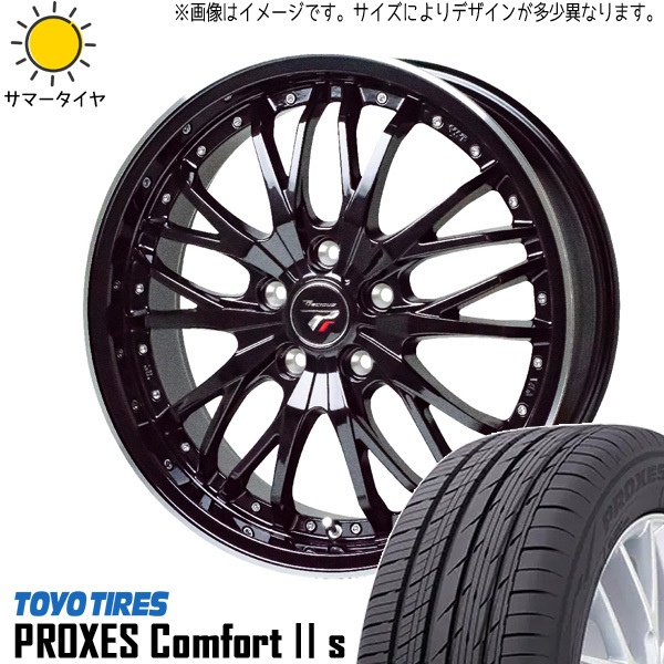 215/55R17 フォレスター レガシィ TOYO コンフォート2s HM3 17インチ 7.0J +48 5H100P サマータイヤ ホイールセット 4本_画像1