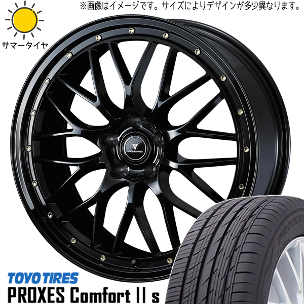 245/40R19 アルファード TOYO PROXES C2S ノヴァリス Weds M1 19インチ 8.0J +35 5H114.3P サマータイヤ ホイールセット 4本_画像1