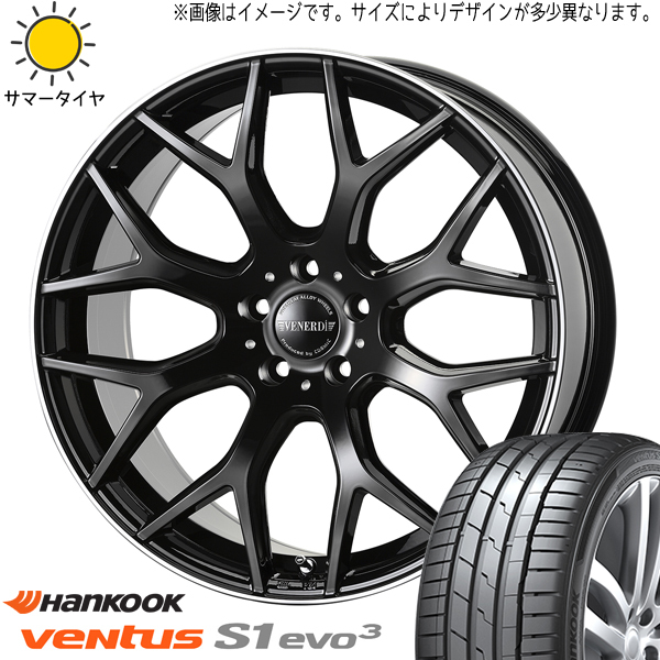 235/50R18 アルファード H/K ベンタス K127 ヴェネルディ レッジェーロ 18インチ 8.0J +43 5H114.3P サマータイヤ ホイールセット 4本_画像1