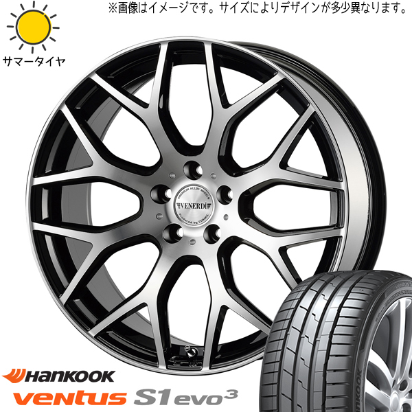 235/50R18 アルファード H/K ベンタス K127 ヴェネルディ レッジェーロ 18インチ 8.0J +43 5H114.3P サマータイヤ ホイールセット 4本_画像1