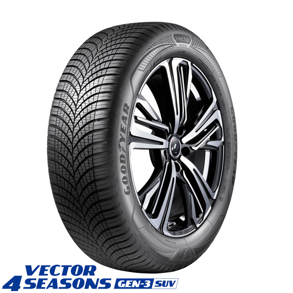 235/55R18 NX ハリアー Vector GEN3 レオニス MV 18インチ 7.0J +38 5H114.3P オールシーズンタイヤ ホイールセット 4本_画像3