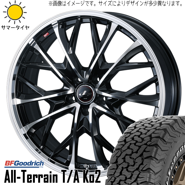 235/65R17 RAV4 BFグッドリッチ オールテレーン KO2 レオニス MV 17インチ 7.0J +40 5H114.3P サマータイヤ ホイールセット 4本_画像1