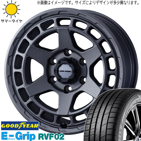 215/45R17 ルミオン シルビア GY RVF02 マッドヴァンスX 17インチ 7.0J +38 5H114.3P サマータイヤ ホイールセット 4本_画像1