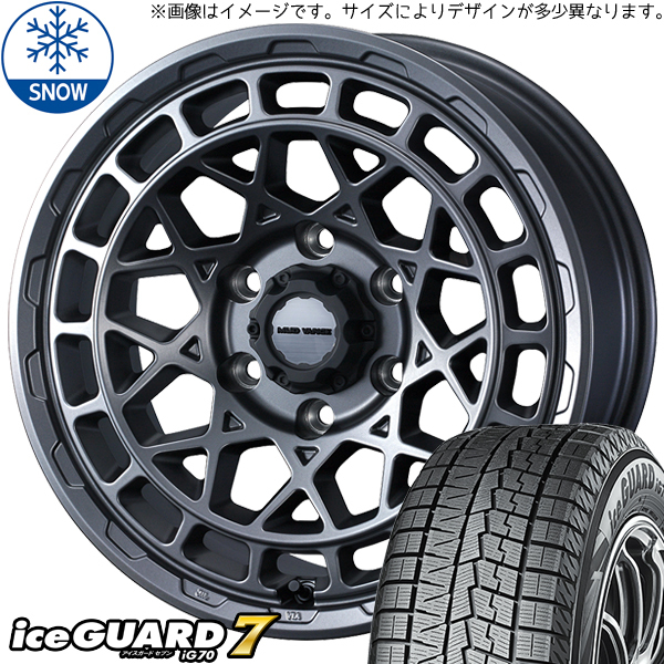 225/40R18 シルビア Y/H IG70 マッドヴァンスX 18インチ 7.5J +35 5H114.3P スタッドレスタイヤ ホイールセット 4本_画像1