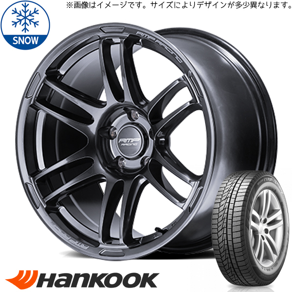 215/45R17 86 プリウス レガシィ BRZ HANKOOK W626 RMP R26 17インチ 7.0J +47 5H100P スタッドレスタイヤ ホイールセット 4本_画像1