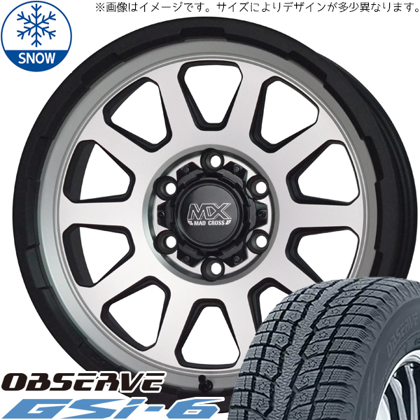 265/65R17 トライトン サーフ プラド 17インチ TOYO GSI-6 MADCROSS RANGER スタッドレスタイヤ ホイールセット 4本_画像1