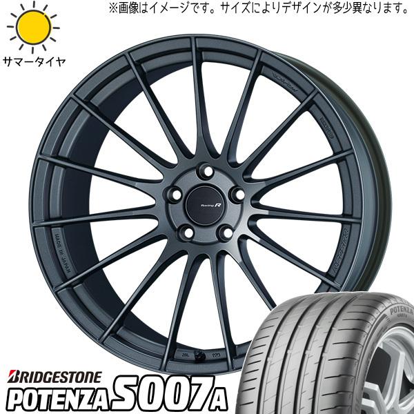 235/35R19 255/35R19 LEXUS IS BS ポテンザ S007A ENKEI RS05RR 19インチ 8.5J +45 5H114.3P サマータイヤ ホイールセット 4本_画像1