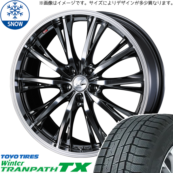 225/55R19 CR-V レガシィ BS9 TOYO TX レオニス RT 19インチ 7.5J +53 5H114.3P スタッドレスタイヤ ホイールセット 4本_画像1