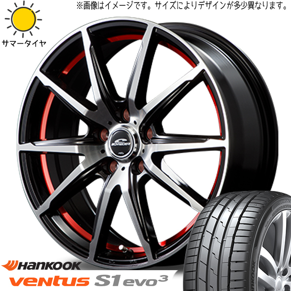 215/45R17 86 プリウス レガシィ BRZ HANKOOK ベンタス プライム4 RX-02 17インチ 7.0J +47 5H100P サマータイヤ ホイールセット 4本_画像1