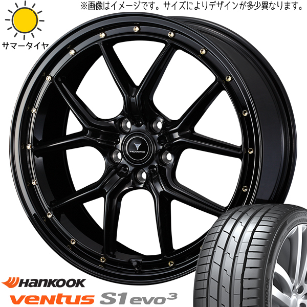 225/40R19 ノア ヴォクシー HANKOOK ベンタス プライム4 Weds S1 19インチ 8.0J +45 5H114.3P サマータイヤ ホイールセット 4本_画像1