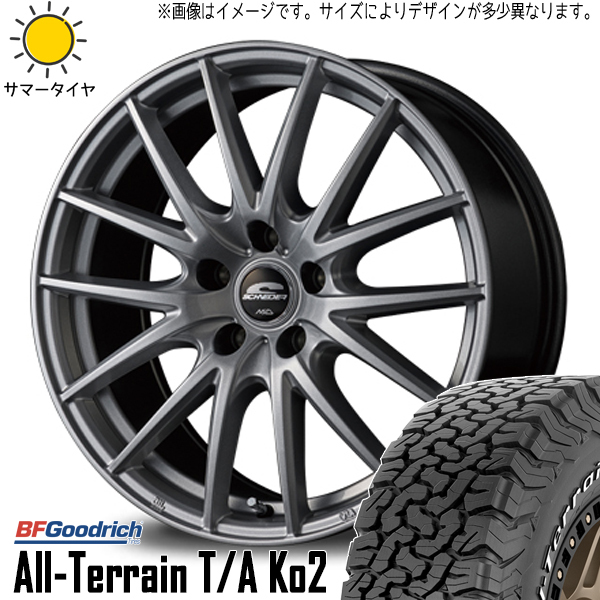 245/65R17 RAV4 デリカ BFグッドリッチ オールテレーン Ko2 SQ27 17インチ 7.0J +38 5H114.3P サマータイヤ ホイールセット 4本_画像1