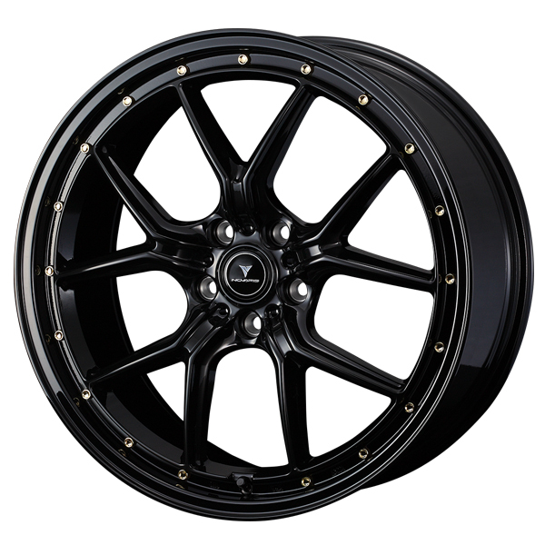 225/40R18 シルビア ヨコハマ IG IG70 アセット S1 18インチ 7.5J +38 5H114.3P スタッドレスタイヤ ホイールセット 4本_画像2