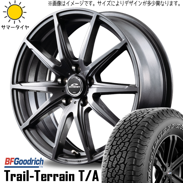 225/60R17 レイバック BFグッドリッチ トレイルテレーン T/A SLS 17インチ 7.0J +50 5H114.3P サマータイヤ ホイールセット 4本_画像1