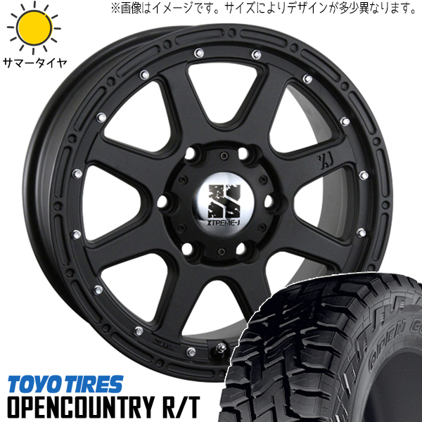 265/65R17 サーフ プラド パジェロ 17インチ オプカン R/T MLJ XJ 7.5J +25 6H139.7P サマータイヤ ホイールセット 4本_画像1