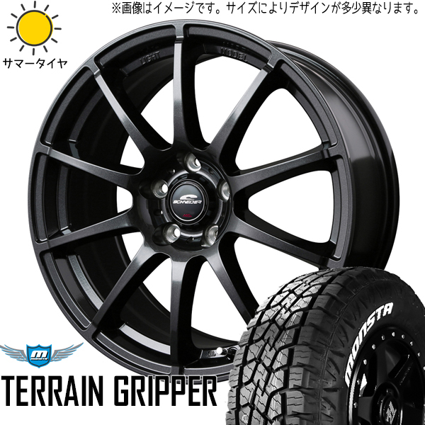 225/65R17 XV アウトバック モンスタタイヤ スタッグ 17インチ 7.0J +48 5H100P サマータイヤ ホイールセット 4本_画像1