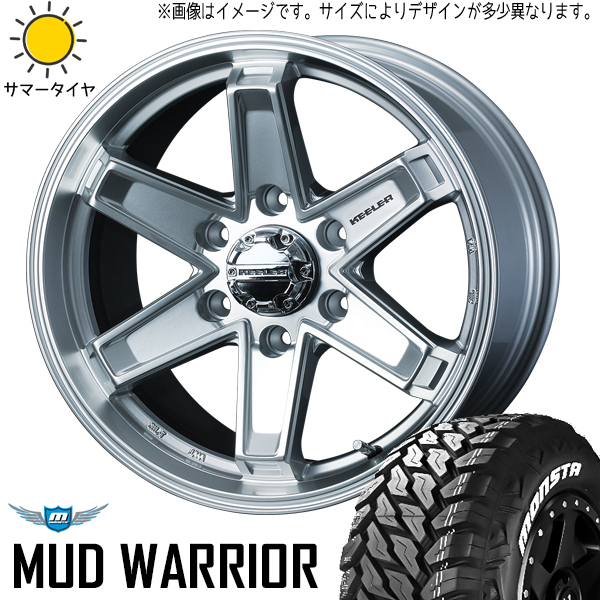 265/75R16 FJクルーザー GSJ15W 16インチ モンスタタイヤ キーラー タクティクス 7.0J +5 6H139.7P サマータイヤ ホイールセット 4本_画像1