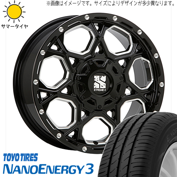 205/45R17 ホンダ フリード GB5~8 17インチ TOYO MLJ MLJ XJ XJ06 7.0J +50 5H114.3P サマータイヤ ホイールセット 4本_画像1