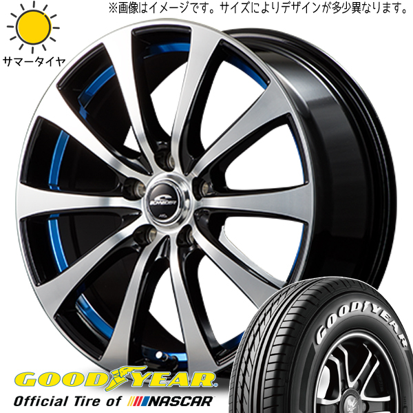 215/60R17 CH-R ZR-V CX30 GY ナスカー シュナイダー RX-01 17インチ 7.0J +48 5H114.3P サマータイヤ ホイールセット 4本_画像1