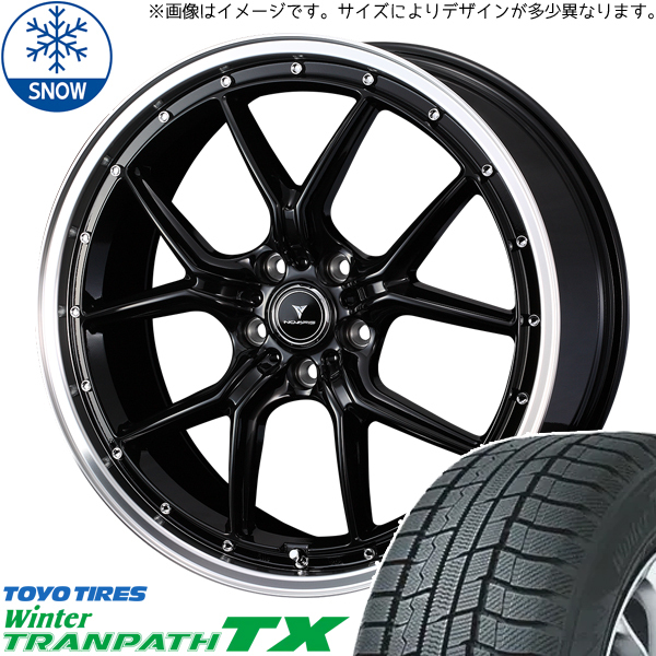 235/60R18 アリア アウトランダー CX60 TOYO TX ノヴァリス S1 18インチ 7.5J +38 5H114.3P スタッドレスタイヤ ホイールセット 4本_画像1