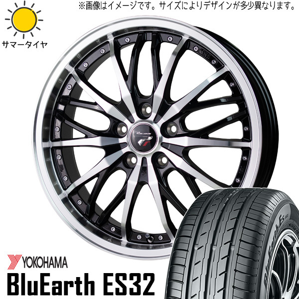 215/50R17 サマータイヤホイールセット エクシーガ etc (YOKOHAMA BluEarth ES32 & Precious HM3 5穴 100)