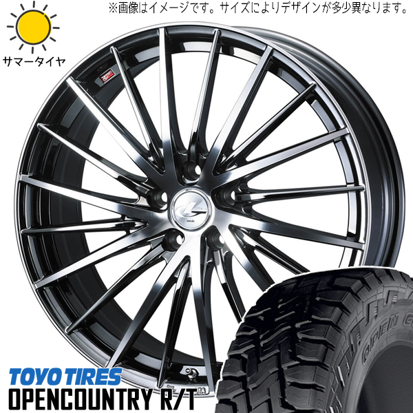 215/65R16 サマータイヤホイールセット アルファード etc (TOYO OPENCOUNTRY RT & LEONIS FR 5穴 114.3)