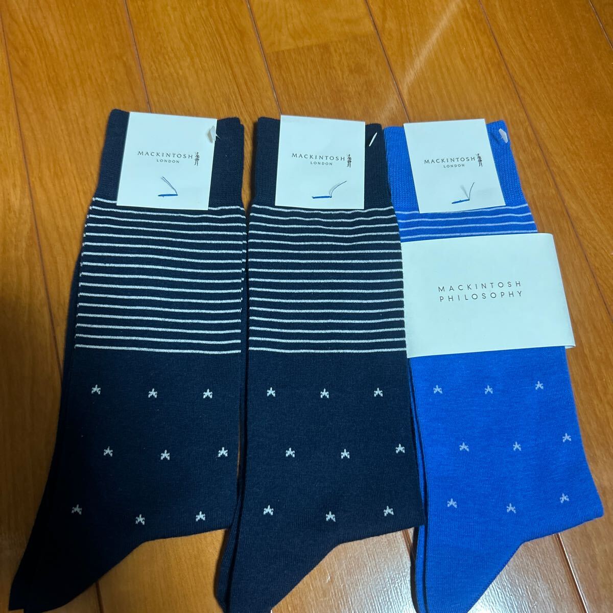 靴下 紳士 マッキントッシュ　3足組　新品タグ付　定価4730円　サイズ25〜27センチ _画像1
