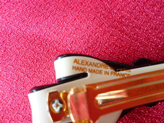 ALEXANDRE DE PARIS　アレクサンドル ドゥ パリ　バレッタ　リボン　髪飾り　_画像3