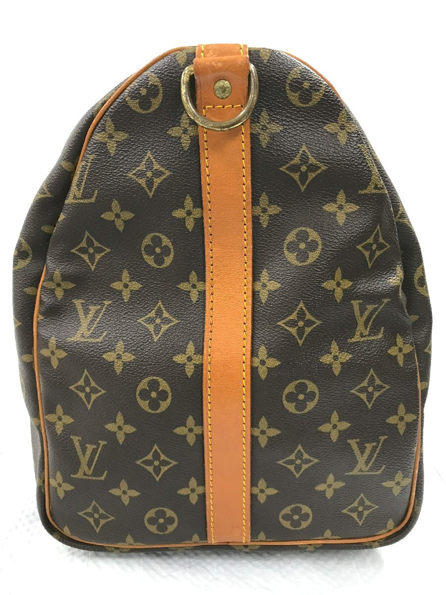 LV　LOUIS VUITTON　ルイ・ヴィトン　モノグラム キーポルバンドリエール50　付属品:ストラップ,ポワニエ,タグ,カデナ　4775_画像3