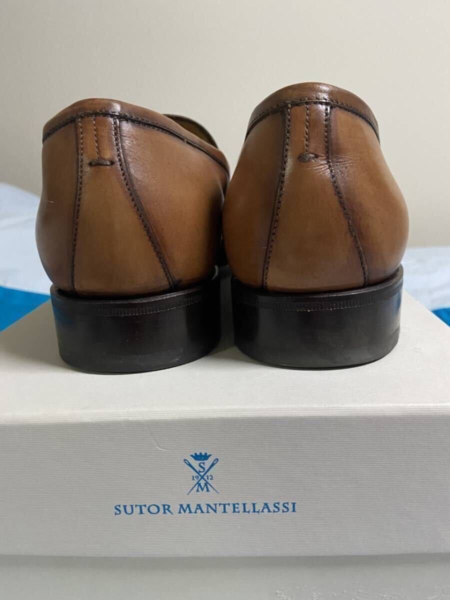  buy price 20 ten thousand jpy!! as good as new!!1 times use super break up cheap start!!* distinguished family [ stole man tera si]* top class original leather slip-on shoes *7*