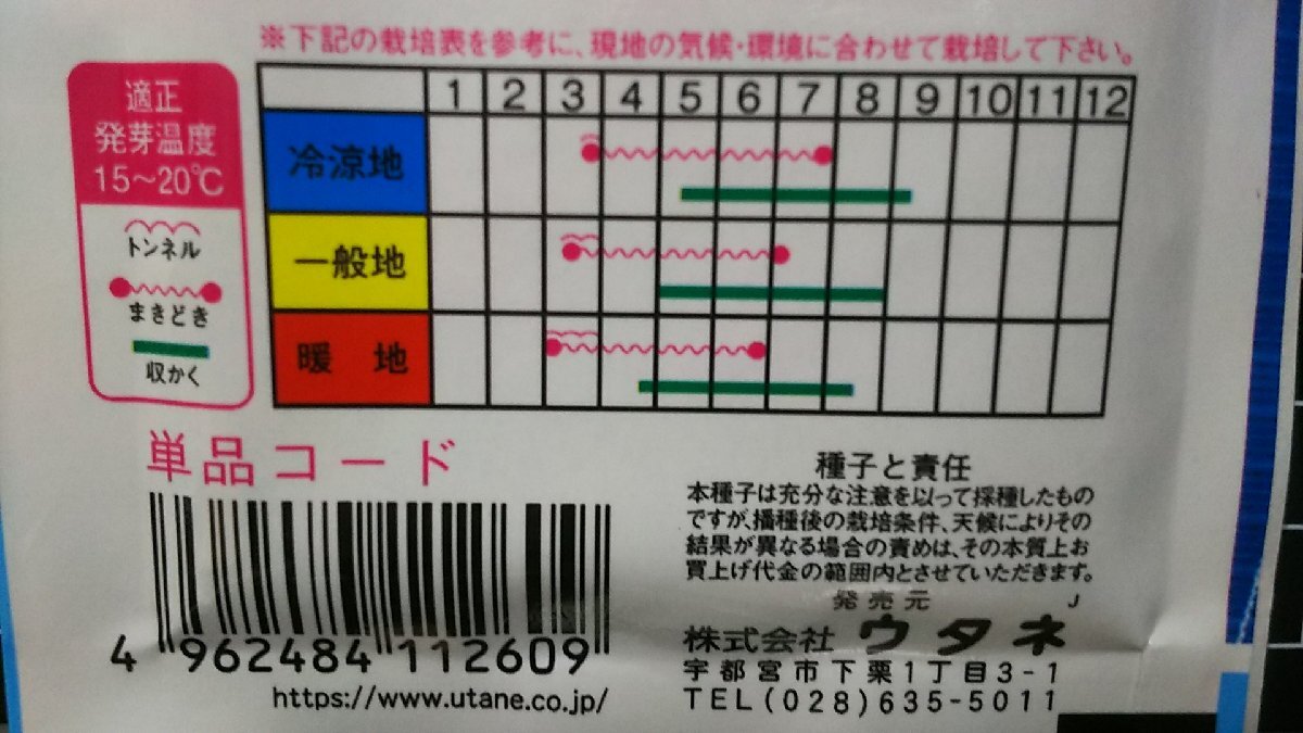 ３袋セット サンライト　ホウレンソウ ほうれん草 種 種 郵便は送料無料_画像3