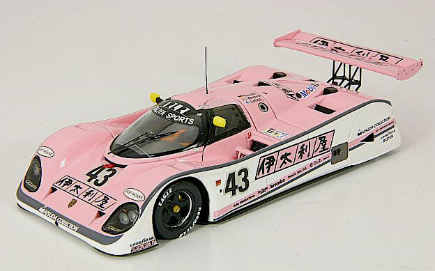 新品未展示 1/43 Spark スパーク 伊太利屋 Porsche ポルシェ 962 GTI 1990年 ル・マン24時間 #43 M.Reuter／J.Weaver／J.J.Lehto KBS044の画像4