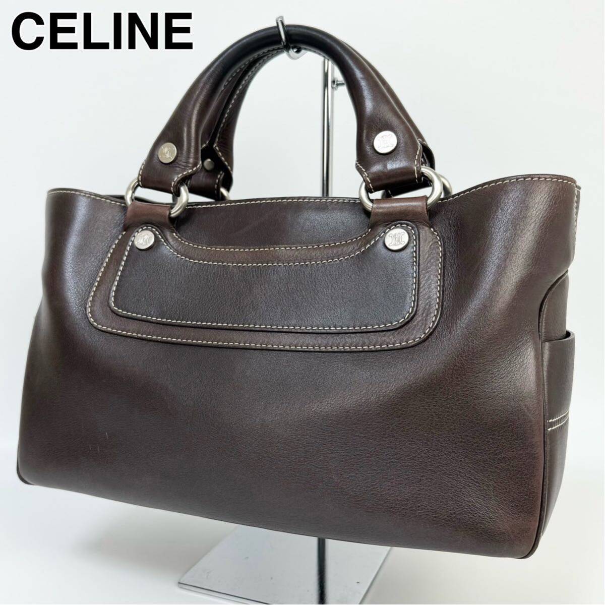 24D25 CELINE セリーヌ ブギーバッグ ハンドバッグ 本革_画像1