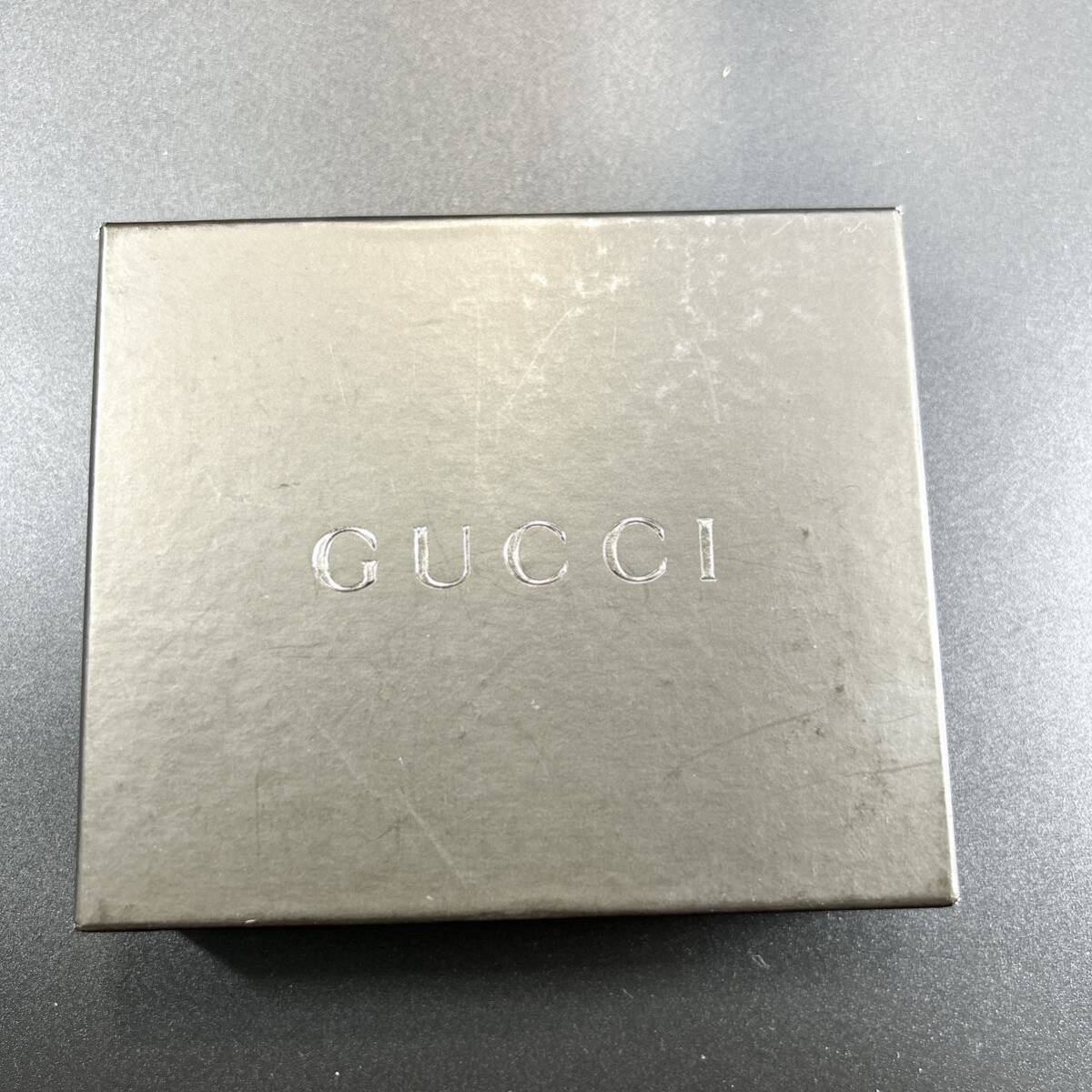 1円〜 GUCCI グッチ メンズ レディース 折財布 インターロッキング シェリーライン キャンバス×レザー GG 札入れ コインケース グリーンの画像10