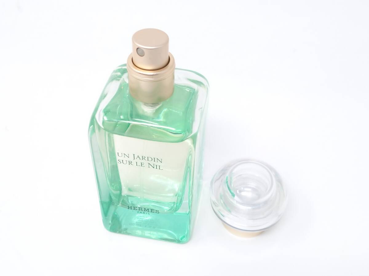 エルメス HERMES ナイルの庭 UN JARDIN SUR LE NIL オードトワレ EDT フレグランス 香水 50ml 残90% KHAOSIO_画像4