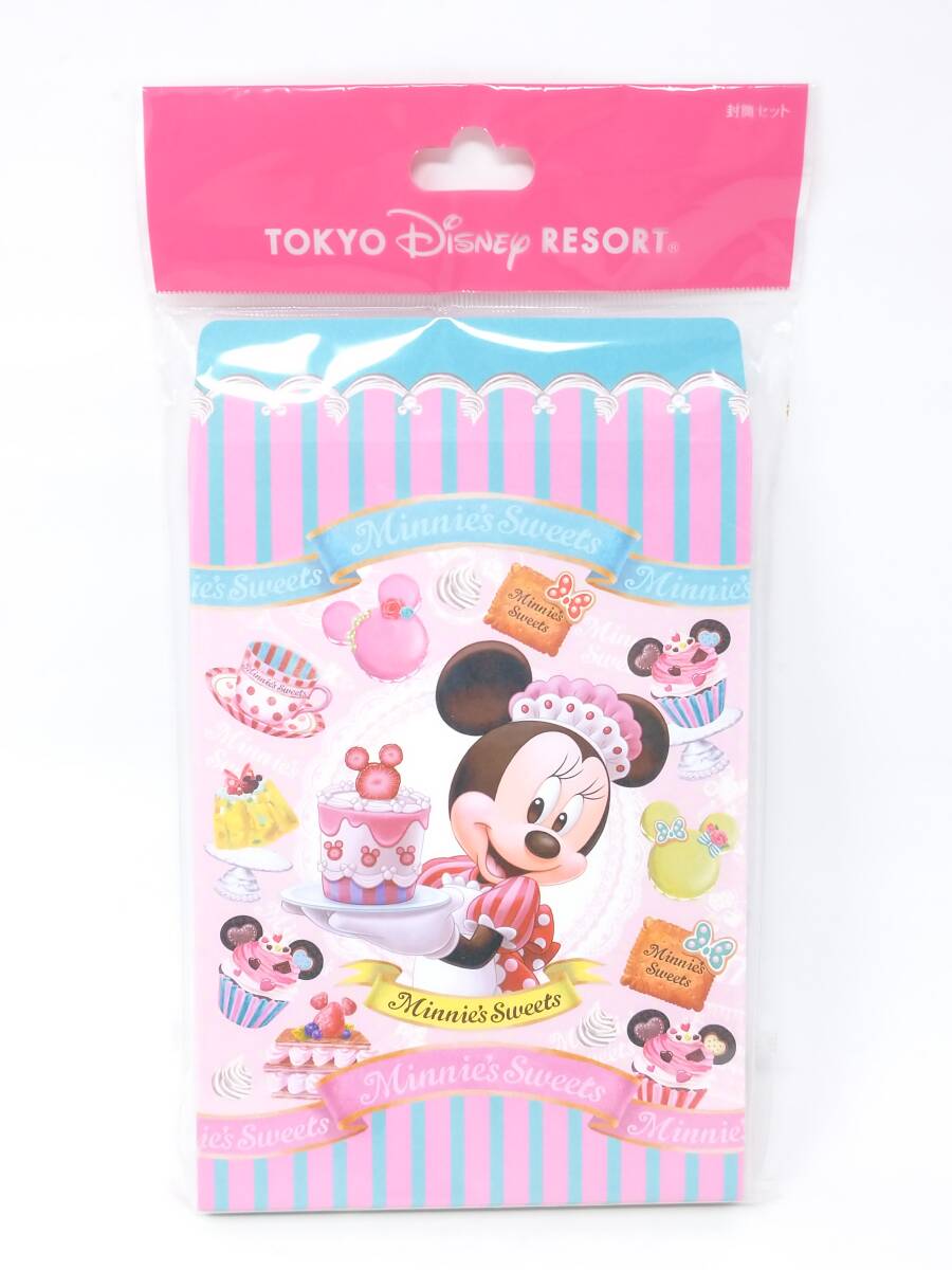 ミニーマウス ミニーちゃん 封筒セット Minnie's Sweets 残多 東京ディズニーリゾート ディズニーシー IMAOSの画像1