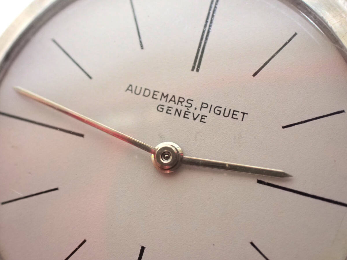  Audemars Piguet june-b18K/750 ручной завод ремень / пряжка повреждение женские наручные часы рабочий товар 