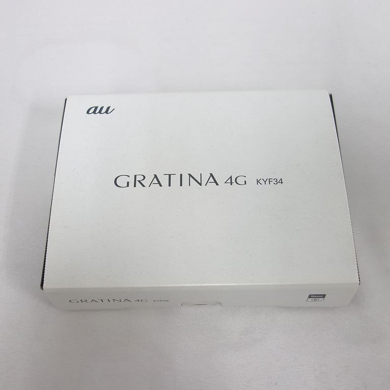 未使用 新品 SIMロック解除済み KYOCERA GRATINA 4G KYF34 ブラック au 利用制限○ インボイス可 送料無料 【T04-3-0515】清P_画像3