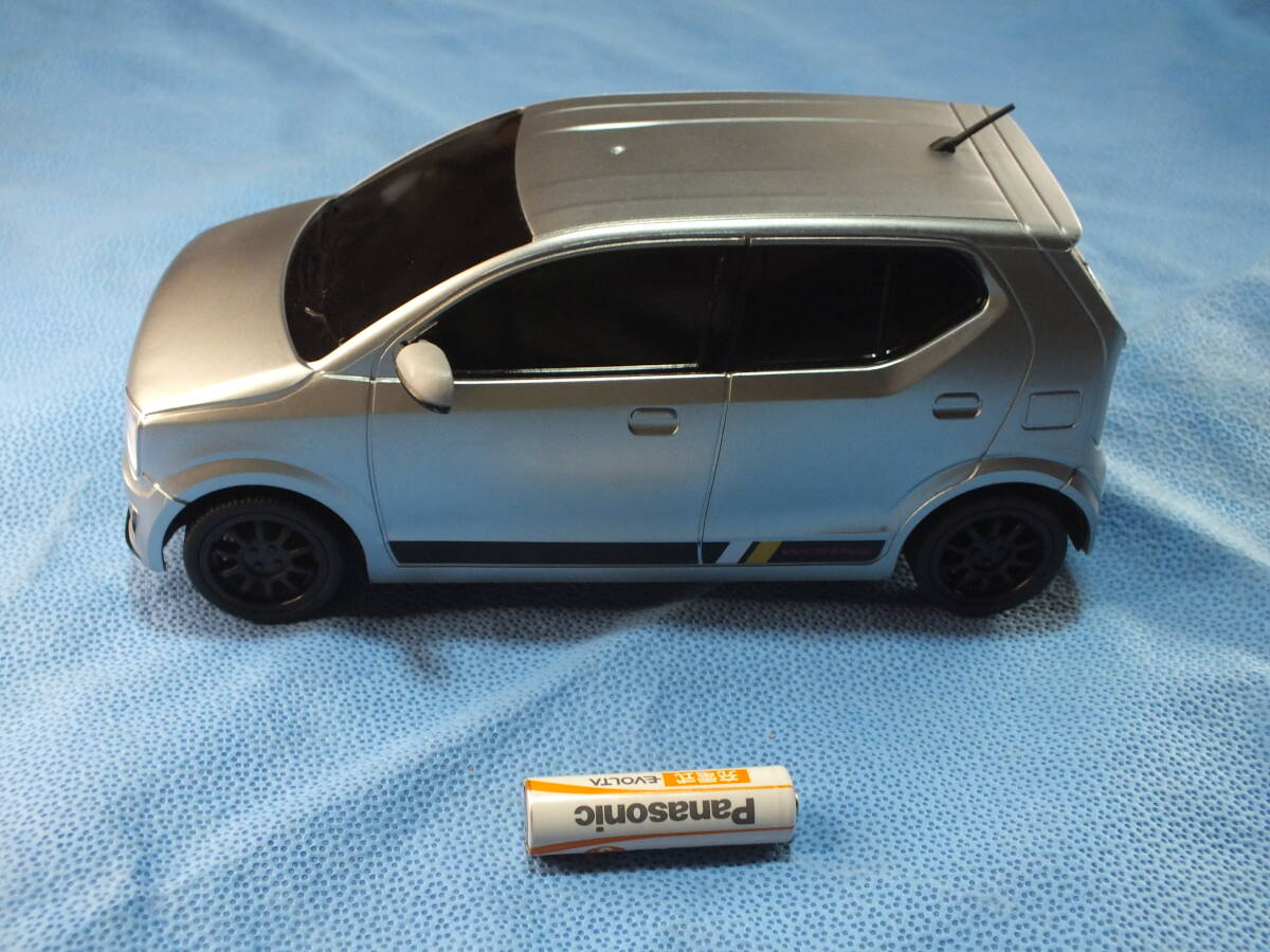 ( stock ) break 1/16 scale RC Suzuki Alto Works silver metallic full action operation has been confirmed regular certification goods battery attached 
