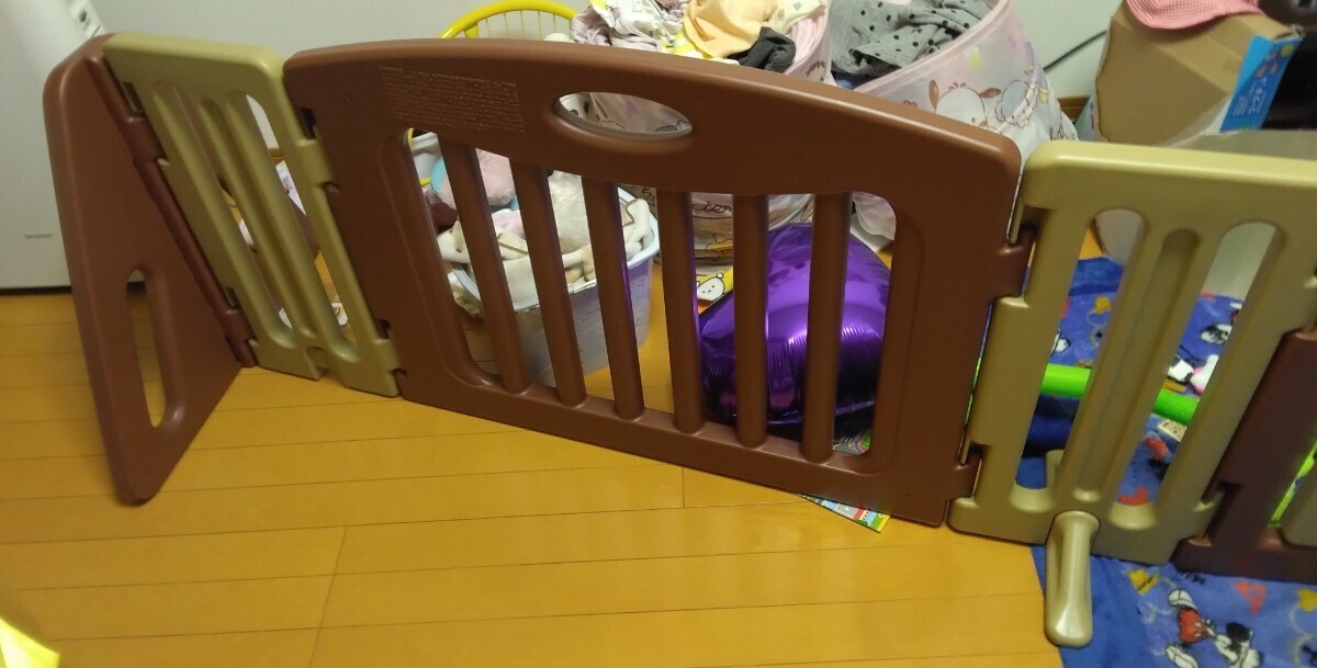  appraisal reference! used beautiful goods! Kids partition Brown Japan childcare anonymity delivery 170cm