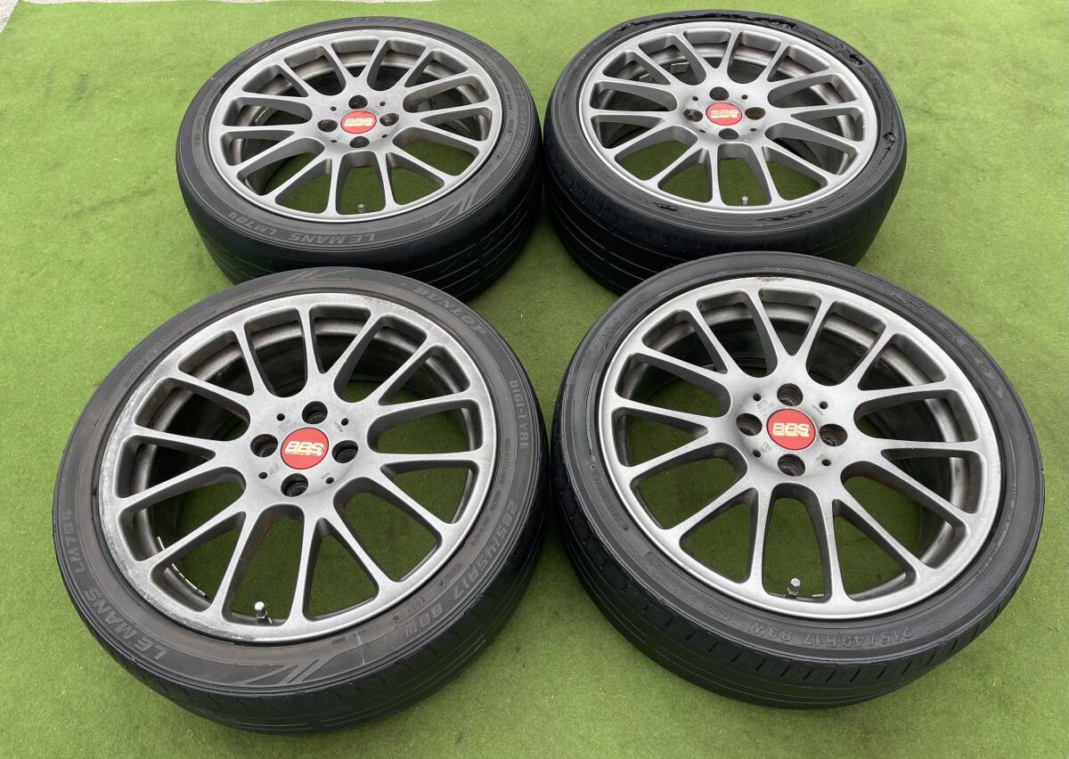 ◆ 希少！BBS RE RE5006 鍛造 FORGED ◆17x7J+48/PCD:100/4穴◆4本セット.205/45R17.BBSナット付.フィット,アクア,ヤリス ,bB,シビック等 _画像3