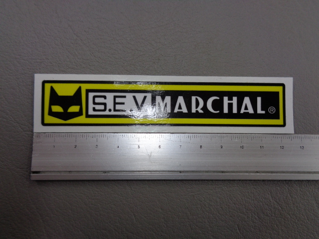 ［7479］S.E.V. MARCHAL マーシャル ステッカー 約12cm×2.2cm _画像6