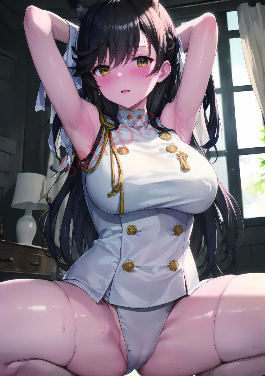 高品質　ポスター A4サイズ アニメ 同人　コスプレ 美少女 巨乳　愛宕(アズールレーン) T127-97_画像1