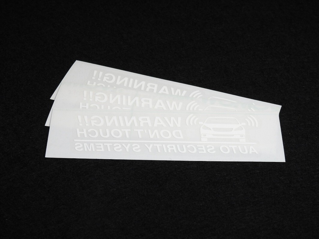  Volvo V60 2 generation for security sticker 3 pieces set [ inside pasting type ]